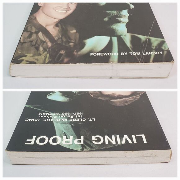 Living Proof Lt. Clebe McClary USMC 1st Recon Platoon Signed Paperback - Picture 5 of 11